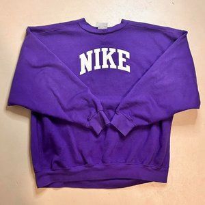 2002 Rare Purple Nike Baggy Sweatshirt Size XXL